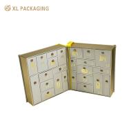 XL Embalagem Caixa de embalagem personalizada Fábrica de portas duplas OEM 24 Caixa Calendário de Advento Caixa Cosmética Cuidados da pele Beleza Presente de Natal Caixa Caixa