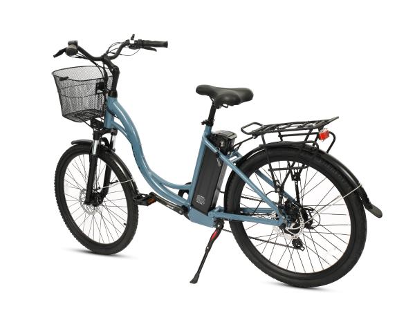 26'' Electric Assist Road Bike , Step Thru Step Over Frames E Bike For Adults