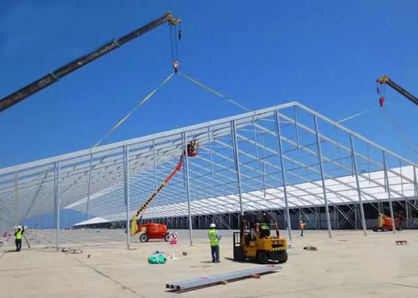60x100m Aluminum Frame Waterproof Industrial Storage Tents