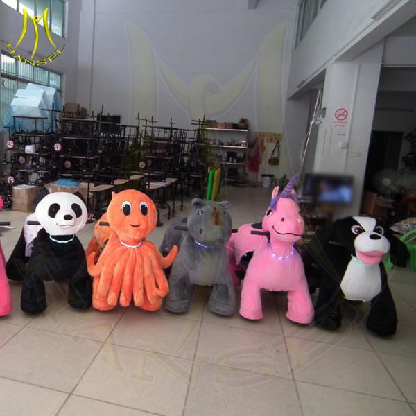 Hansel ride on animal toy animal robot for sale cheap electric car for kids safari animal motorized driving car