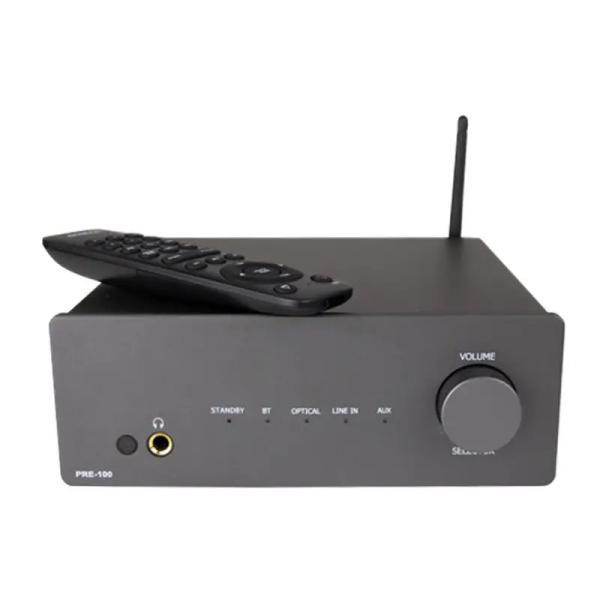 100W RMS HiFi Audio Power Amplifier Class D Audio Amp Desktop Compact 2 Channel Stereo Amplifier