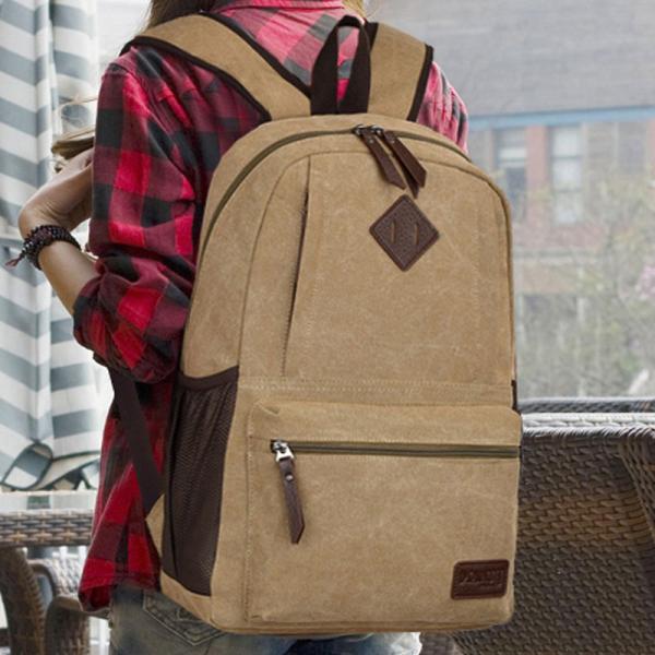 Store More Hot Sale Beautiful Bookbag Canves Backpacks