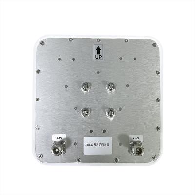 2.4G+5.8G 12dbi single-polarization independent interface wifi directional antenna 186x186mm