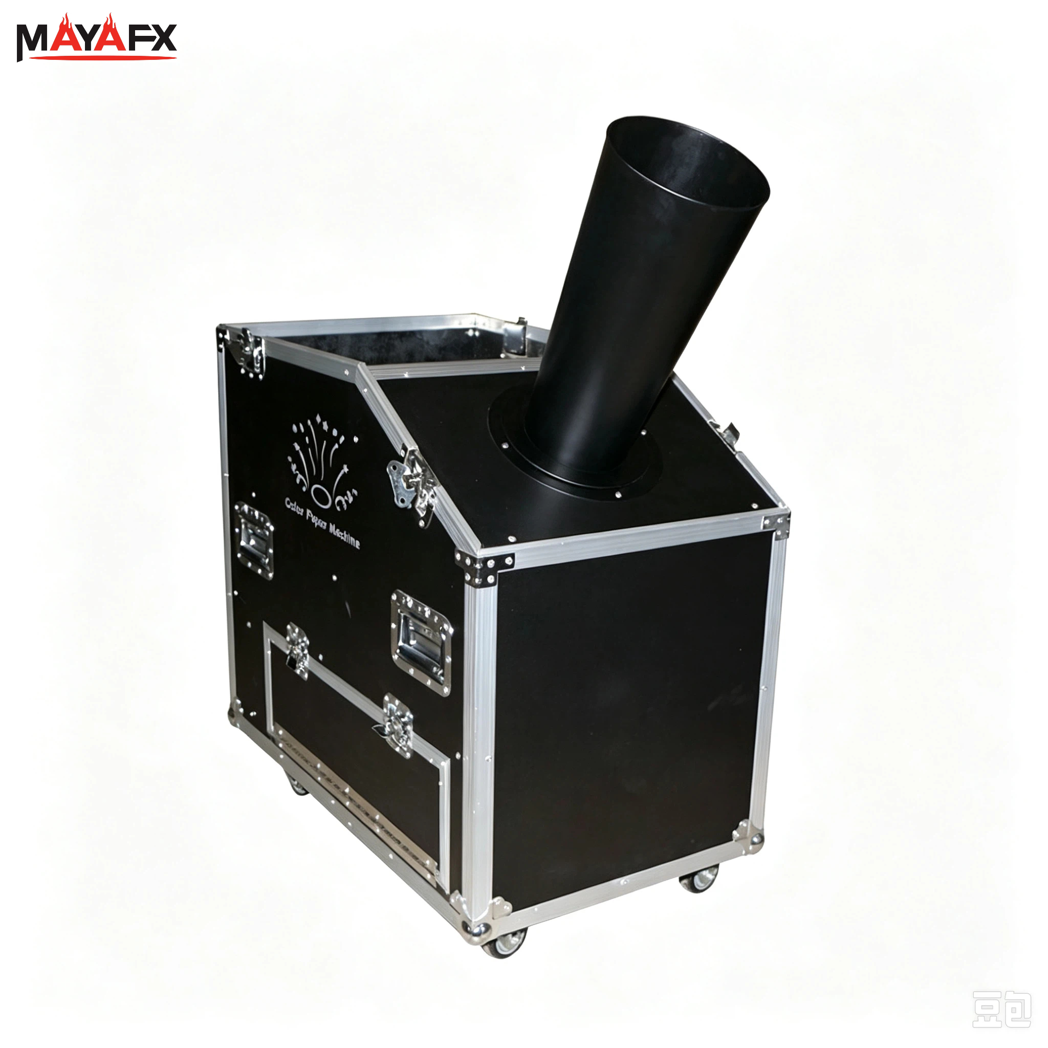 Maya Stage Confetti Special Effect Outdoor/Indoor Paper Confetti Cannon Machine Blaster 12-15m Spray Height DMX512 Control