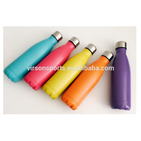 Virson Customized Drinkware Cola Double Wall Stainless Steel Insulated Water Bo