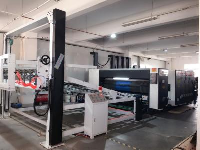 caixa de cartão de duas cores da máquina de Slotter Die Cutter da impressora de 900x2000mm