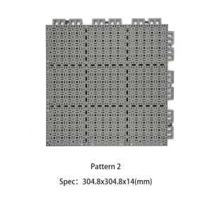 Interlocking Basketball Court Tiles Anti Slip Plastic Sport Court Tiles