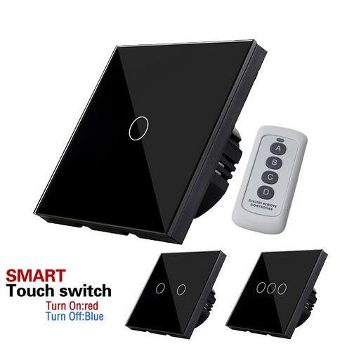 2018 New product Smart Home Touch Light Switch / Wall Switch for home and hotel