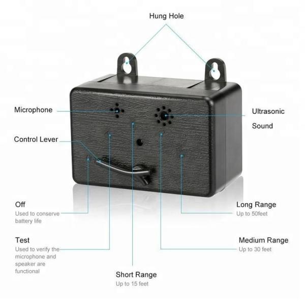 25khz ultrasonic dog trainer review black housing ultrasonic dog trainer outdoor