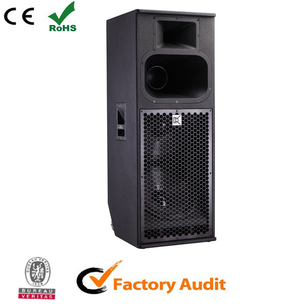 3 Way Karaoke PA Speaker System For Stage Sound Wooden Box , Passive Speaker System