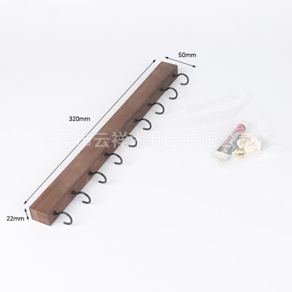 Custom Wooden Coat Rack Wall Mount Farmhouse Style Entryway Organizer