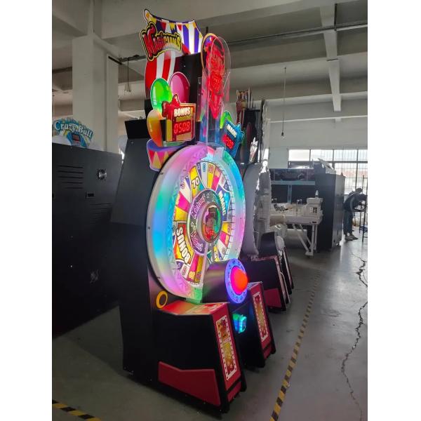 Magicians Wheel Lottery Redemption Game Machine Rotating Wheel Coin Operated Ticket Redemption