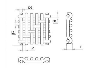 Stainless Steel Fine Mesh Screen , Five Heddle Weave Wire Mesh For Petroleum Filtration