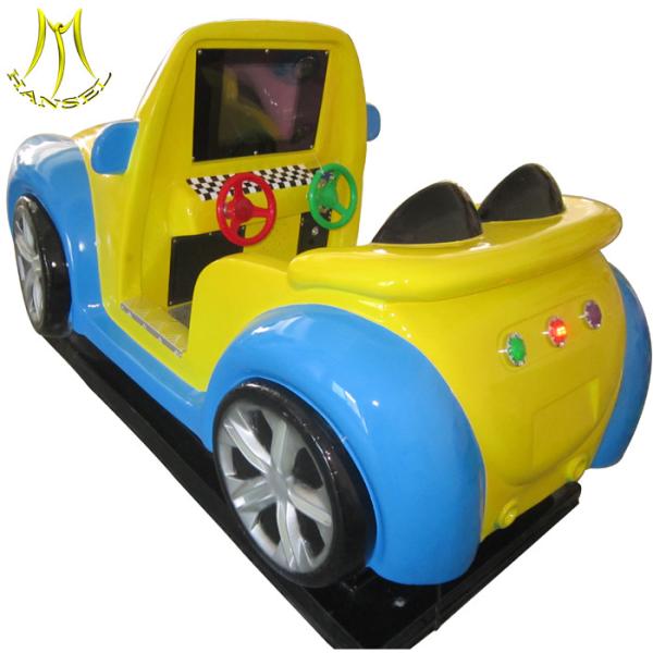 Hansel cheap indoor toy mini coin ride bus china mini kids ride kiddie ride fiberglass toys