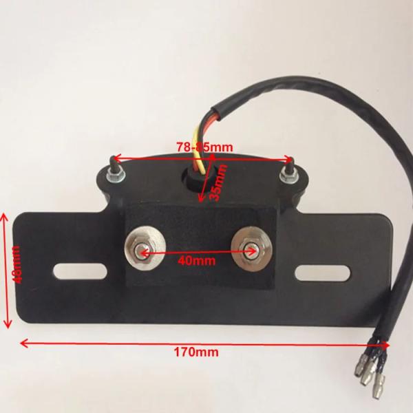 ABS AS Material LED Motorcycle Tail Light Brake Stop Lamp for Improved Performance
