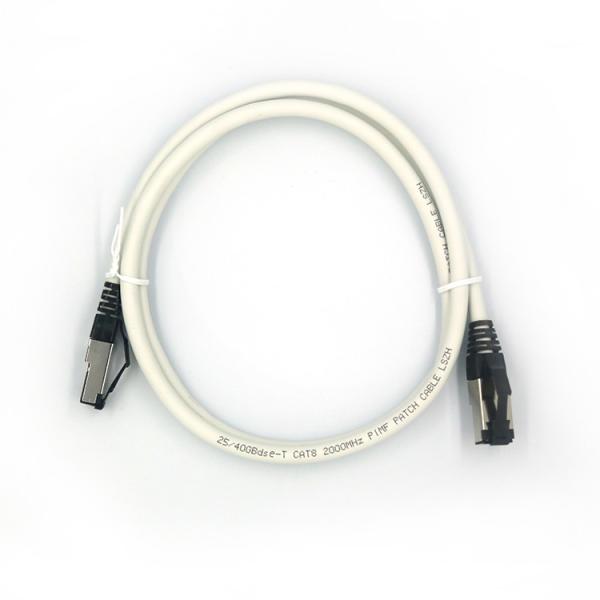 Cat8 SFTP solid copper  Patch cable , LSZH Jacket , Bulk Ethernet Cable For  Network