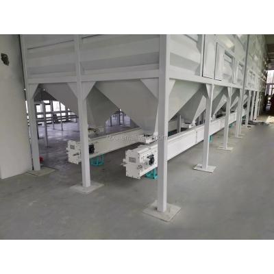 Portable Stainless Steel Rice Bin Square Grain Silo in Turkey Easy Install 150t Capacity