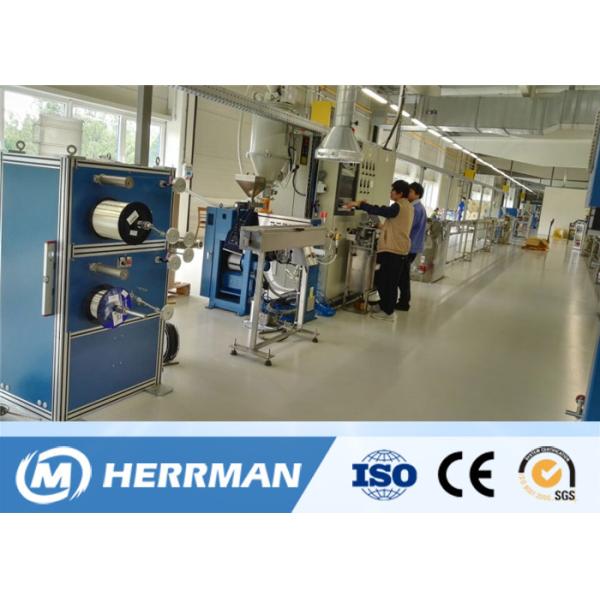 Прессуя линия машина волокна плотного буфера производственной линии кабеля оптического волокна прессуя