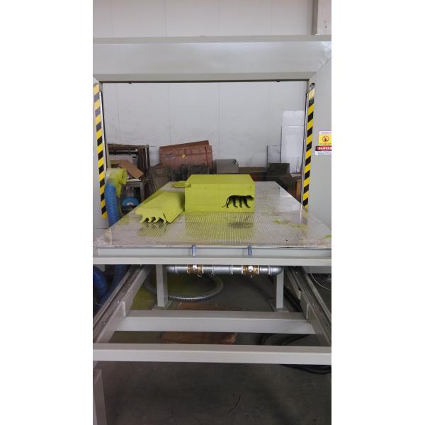 Máquina de corte rígida de alta velocidade completamente automática, cortador do vácuo da espuma do plutônio do CNC da espuma
