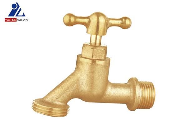 Forged Brass Bibcock Valve T Handle HPb 3 Outside Tap Stop Valve
