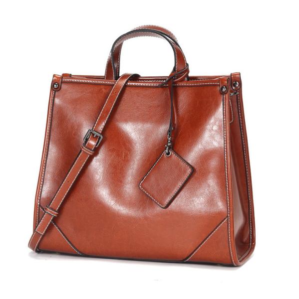Tote Bags for Women Genuine Cow Leather Handbags Office Bag