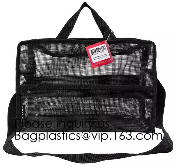 Nylon Mesh Net Cosmetic Bag, Mesh Make Up Bag,Eco -friendly material cosmetic mesh bag ,PVC mesh bag for sales in USA
