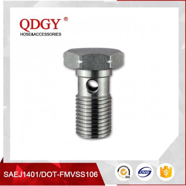 STAINLESS STEEL MATERIAL BRAKE HOSE FITTINGS SINGLE BANJO BOLT M12 X 1.25