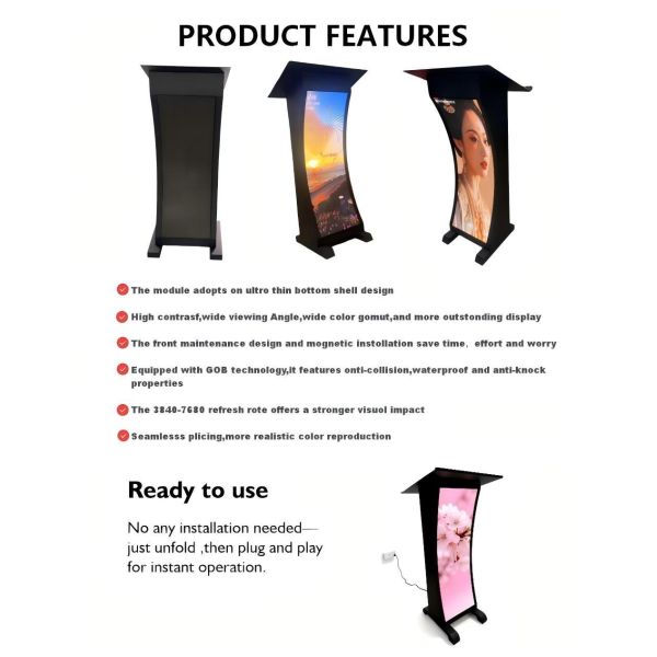 Podium led Screen/ LED Front Desk Display