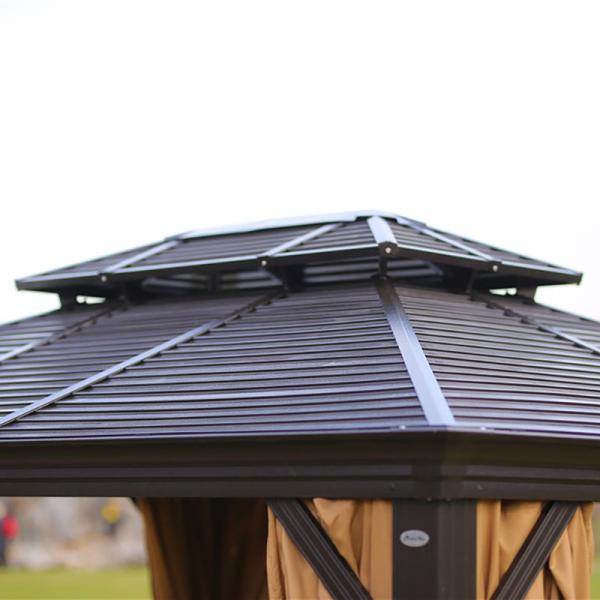 Водонепроницаемая Алюминиевая складная палатка 500 кг Загрузка Садовый беседка на заказ