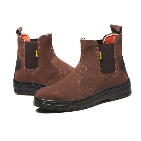 Ломать ботинка безопасности крышки пальца ноги сварщиков электрической сварки кожаный стальной анти- износоустойчивый делает водостойким