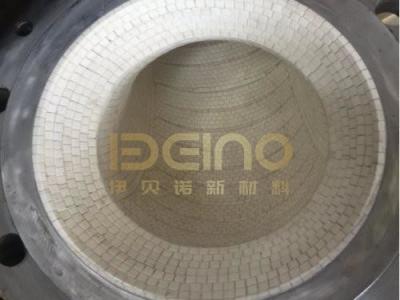 Power Plant Ceramic Patch Pipe High Hardness Alumina Ceramic Patch Pipe for Power Plant Conveying Systems