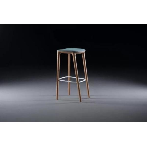 High Quality Bar Chair, Bar Stool, High Chair, Club Stool Chair, Hotel Chair, Solid Wood Frame, PU Leather Upholstery