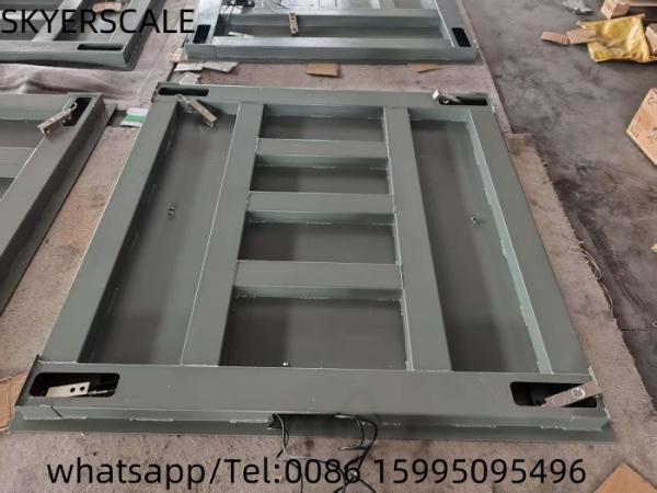 Heavy Duty Floor Scale 1.2x1.5m Platform Weighing Scales Carbon Steel 3000kg