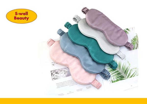 Adjustable Natural  100% Pure Mulberry Silk Eye Mask  with high quality packing