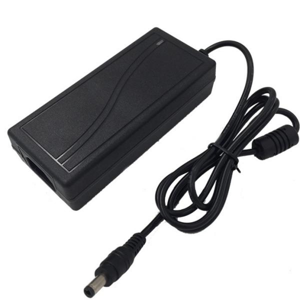 Desktop Type 100-240V Input 3A 4A 12V 5A 60W Power Adapter for CCTV LED in ABS Black