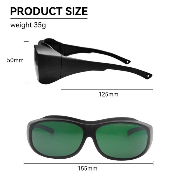 Laser protective lenses 1064nm safety glasses laser protective glasses IPL SAFTY GLASSES co2 laser protection glasses Laser protective glasses certified 610-1200nm OD6 laser protector laser protective