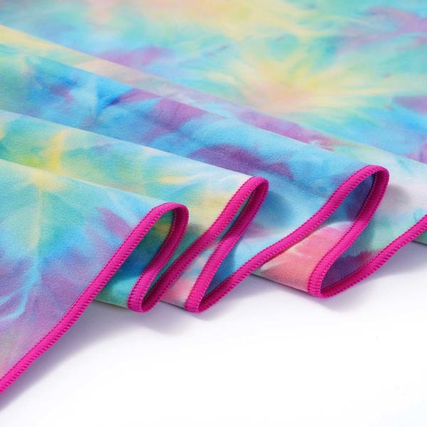 Customized RPET Tie-Dyed Towel Sand Free for Microfiber Sport Towel