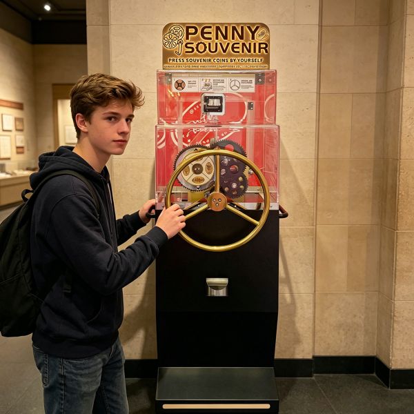 No Power Need Custom Peso Press Machine Tourist Diy Souvenir Coin Press Game Machine Penny Pressed Machine for Museum in Mexico Brazil