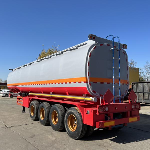 Brand New 3/4 Axle Hot Oil Tank Trailer (Dimensions: 11800*2500*3700mm Can Be Customized According To Customer Needs)