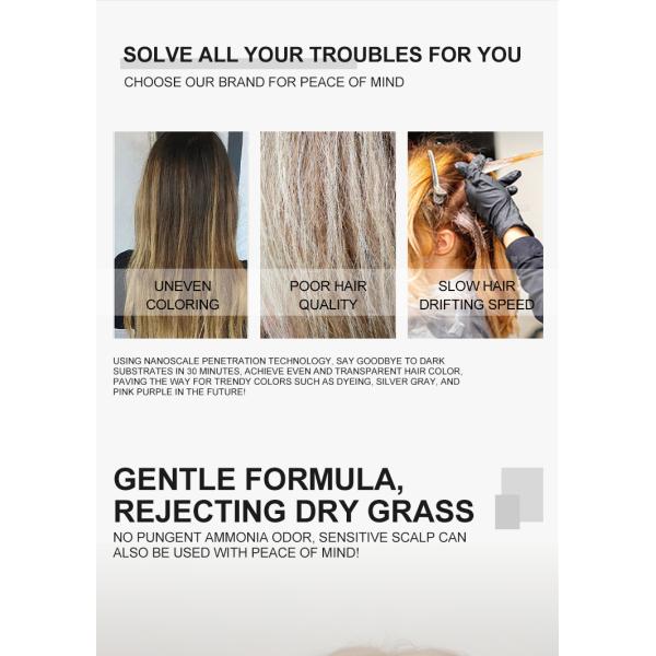 8.5-Level Salon Bleach Powder 70 Min Lift, Corn Starch Shield