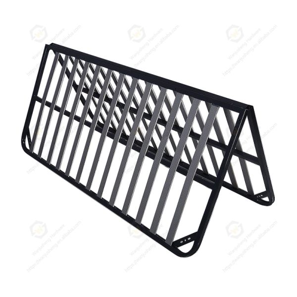 Wanjusheng Metal Rib Bed Frame Full Size Customizable Large Size Solid Support Iron Foldable Base