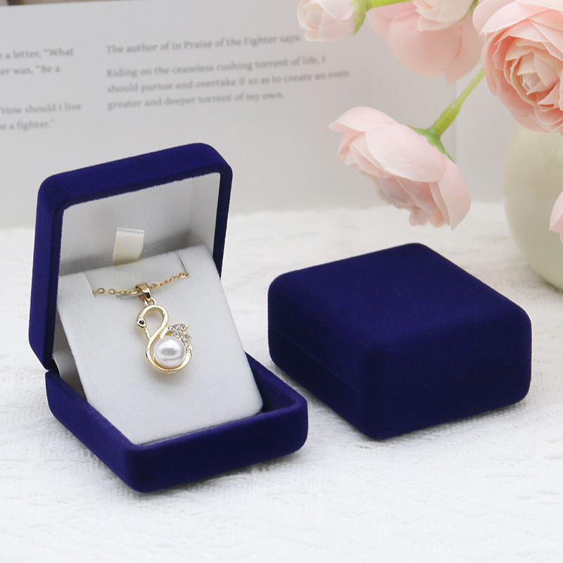 Custom Designed Velvet Jewelry Box Collection With Minimalistic Rectangular Shape