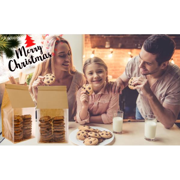 Paper Bread Bags For Homemade Bread Sourdough Bread Bags Bakery Bags With Window Cookie Bags For Packaging