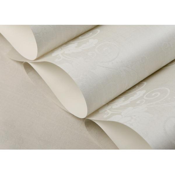 Sliver Floral Pattern Modern Removable Wallpaper for Living Room