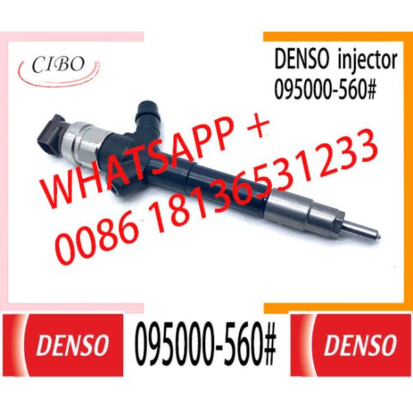 inyector común del carril 095000-560# 095000-5600 para el inyector 1465A041 del motor 4D56 Euro4 de Mitsubishi L200 Pajero 2.5D