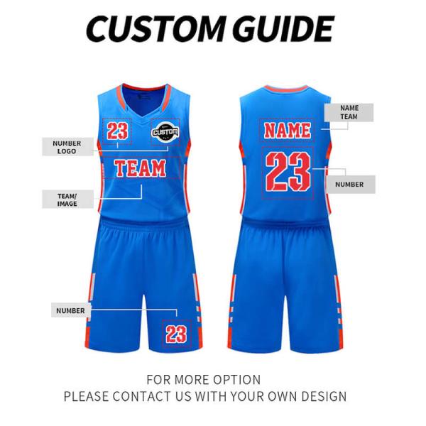 NBA Team Basketball Practice Shirts 100% Polyester Fabric Material  V Neck Collar