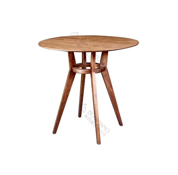 PREMIUM HANDCRAFTED WALNUT ROUND DINING TABLE WITH MODERN LEATHER & FABRIC UPHOLSTERED CHAIRS - LUXURY ELEGANT DINING SET FOR CONTEMPORARY SPACES