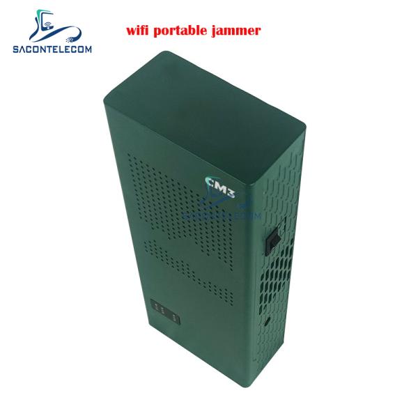 3 портативная машинка блокатора 2.4G 5.2G 5.8G Jammer сигнала WiFi каналов