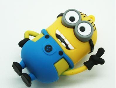 Personalised Cartoon Soft PVC USB Flash Pen Drive 16 Gb Pen Drive USB 2.0 / USB 3.0