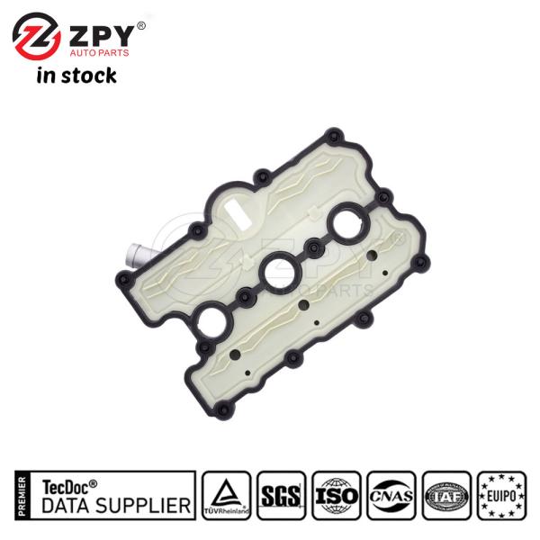 ZPY Engine Valve Cover Left with Gasket for Audi VW Porsche 06E103471P